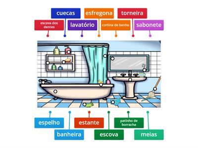 Associação Palavra-Imagem Casa de banho