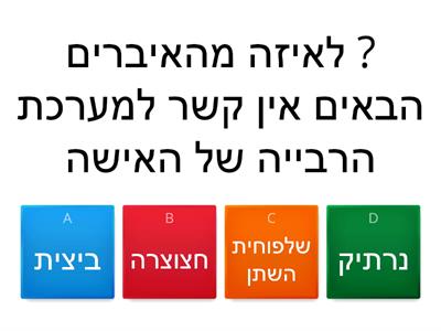 מערכת הרבייה של האישה 