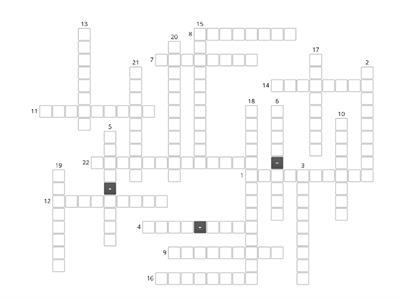 Gold experience B1+ Unit 1 Crossword