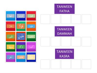 Tanween Grouping Activity 