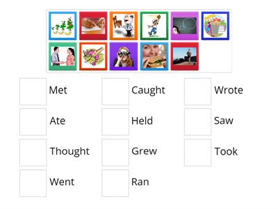 Irregular Verbs Matching