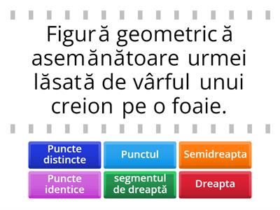  Punct. Dreapta. Plan. Semidreapta