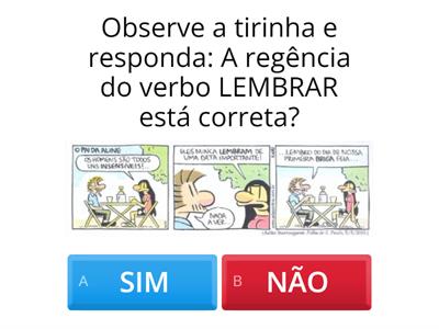 Regência VERBAL e NOMINAL