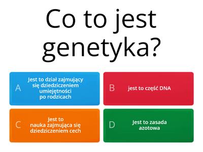 Genetyka 8 klasa