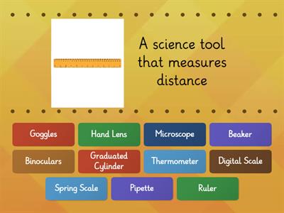 Science Tools (Find the Match)
