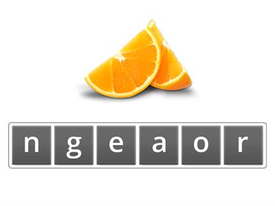 Anagram - Foods and drinks 