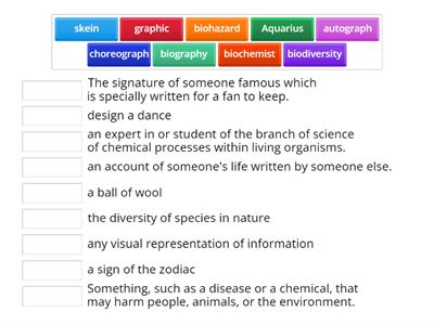 Vocabulary Revision