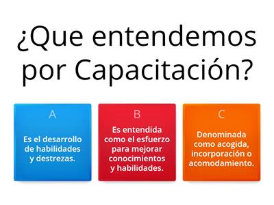 Capacitación y Gestión de RR.HH