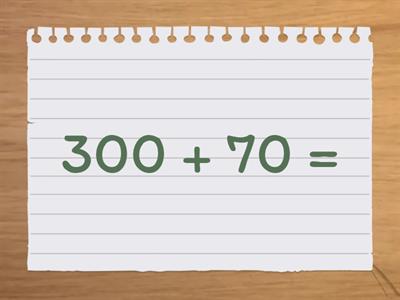 Pa3c Maths - Tk 58/2b Addition of three digit numbers