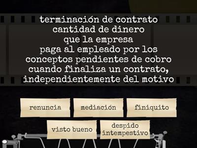 TERMINACION DE CONTRATOS