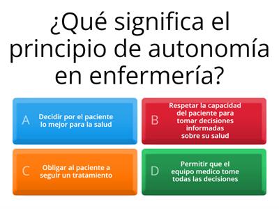 ÉTICA Y VALORES EN ENFERMERÍA 