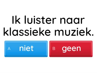 De negatie