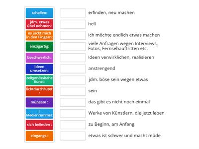 Interview Wortschatz 