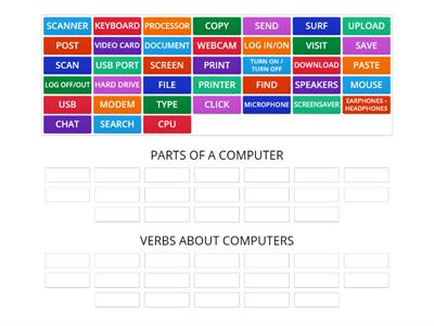 COMPUTER VOCABULARY