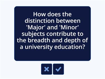 Preparing for University - Trivia