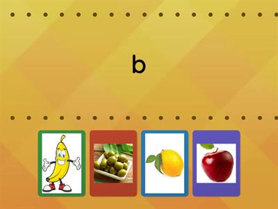 grade one unit 16 /  طابق الصورة مع حرف الكلمة الأول منها 