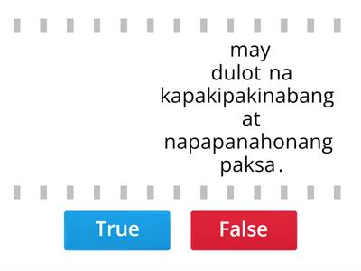 MGA KATANGIAN NG MAHUSAY NA PROPOSISYON