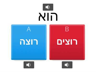 местоимения иврит