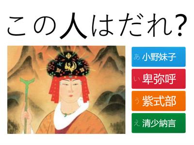 歴史人物まとめクイズ