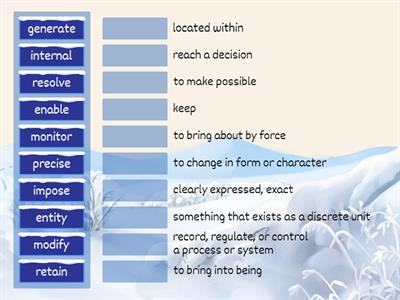 High Mileage GED Words - Set 5 - Part A