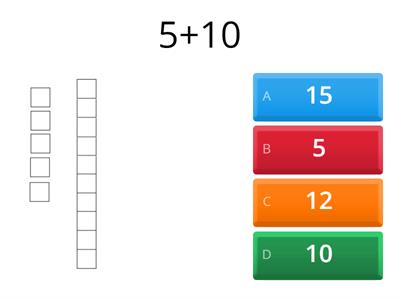 Adição de números até 15: MAB