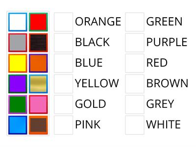 COLOUR NAMES