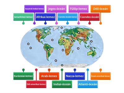 Föld: óceánok, kőzetlemezek (közép érettségi követelmény)