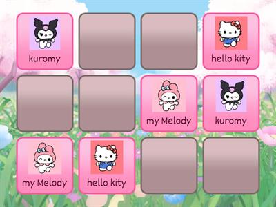 Pares iguales versión Hello Kitty and Friends