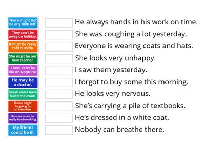 Modal verbs: possibility and deduction B1 RoadMap