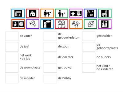 Woordenschat 'Kennismaking en familie'