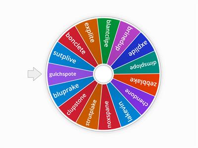 Wheel of Syllabication lesson 11 day1