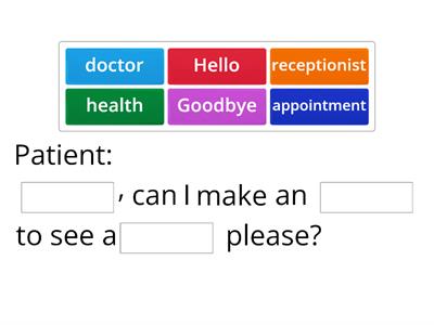 Making a Doctor's appointment