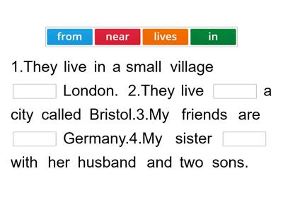 Outcomes Beginner  Unit 2 Prepositions