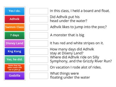 Fun Quiz for  Adhvik