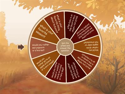 Autumn Conversation Wheel