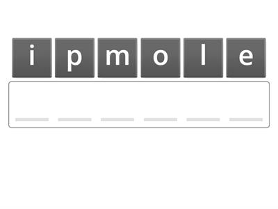 lexique 7c (travail), glisse les lettres pour trouver le mot caché