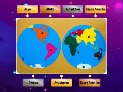 Montessori - Dünya Yap-Boz Haritası
