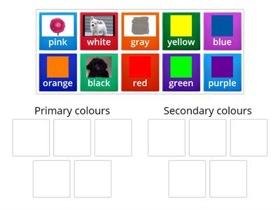 Primary / Secondary colours
