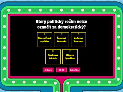 RYCHLÝ OPAKOVACÍ KVÍZ - POLITOLOGIE