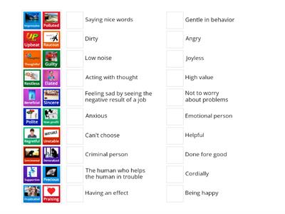 Matching activity|Prepared by Taha Cerit for Talat Taşkın|