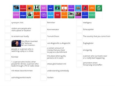 Go ahead 10, Unit 1, Text 2 Vocabulary