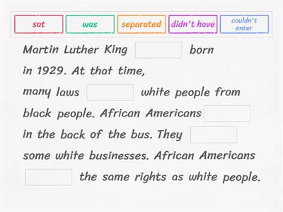 Martin Luther King's Biography