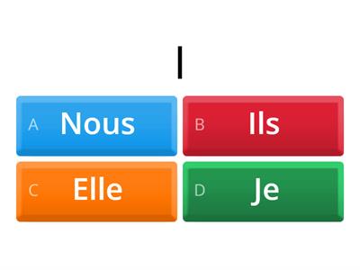 French Subject Pronouns