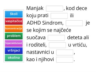 Serbian 901 - ADHD Sindrom, Video