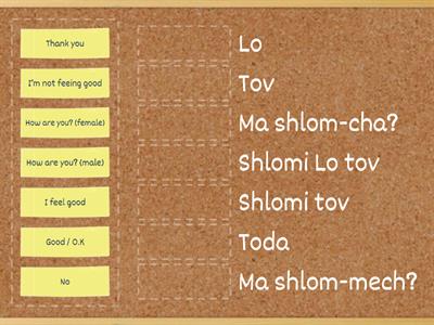 Ora Levi Learn Hebrew - vocabulary 2