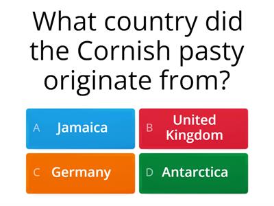 *The Official 2023 Cornish Pasty Quiz!*