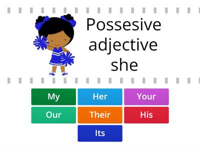 Possesive adjectives 