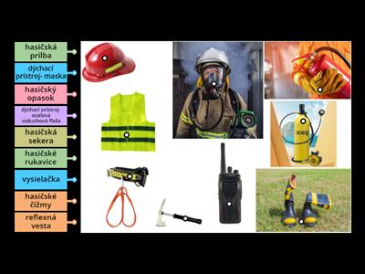 Priraďovačka- hasičská výstroj