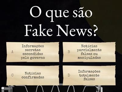  Fake News- Não alinhes! 8ºB