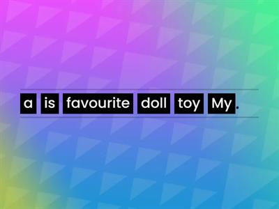My favourite toy is...